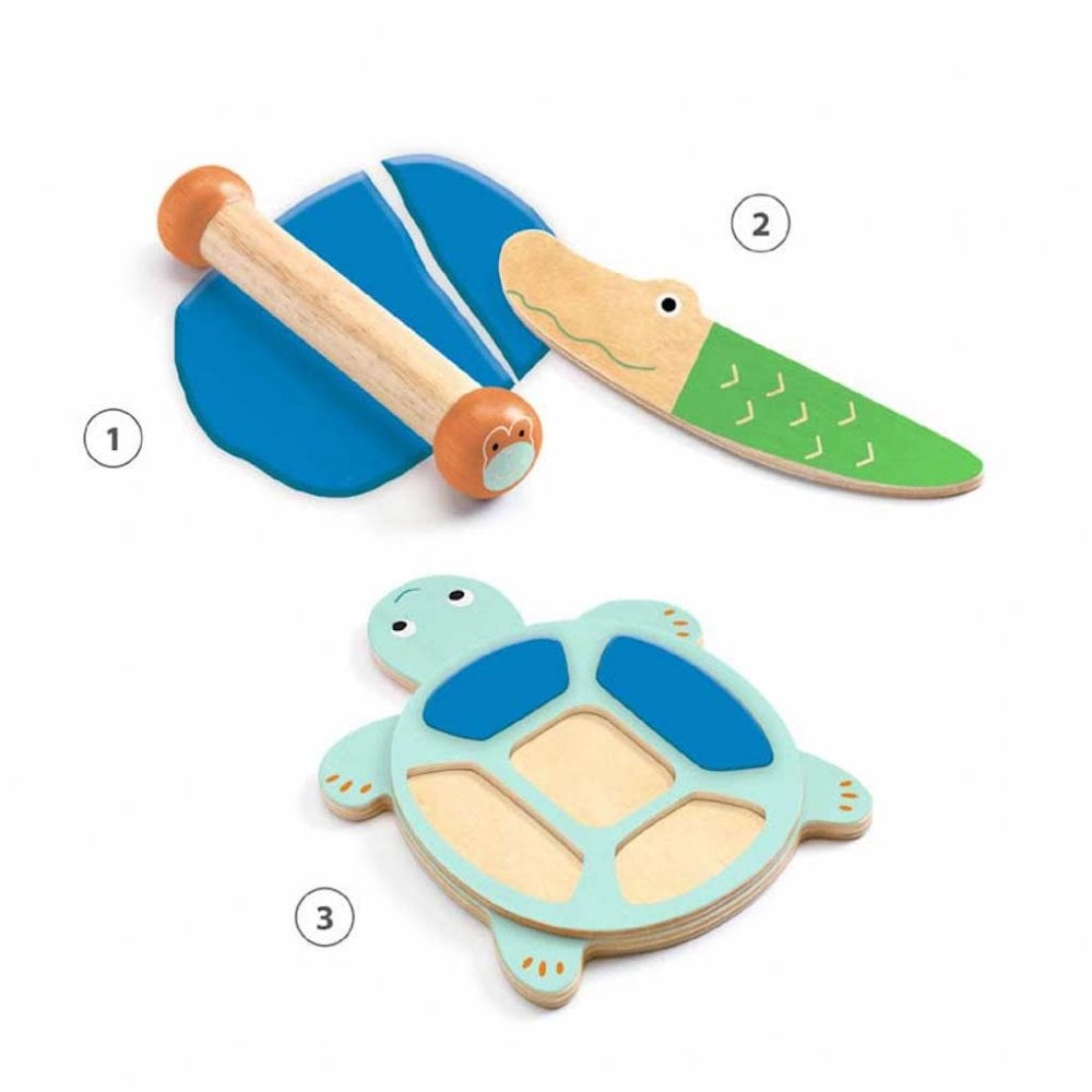 Djeco: Play Dough Cutting Set - Acorn & Pip_Djeco