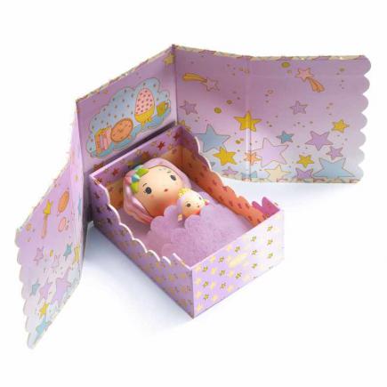 Djeco: Violet Tiny Room Playset, Tinyly Figurine Playset - Acorn & Pip_Djeco