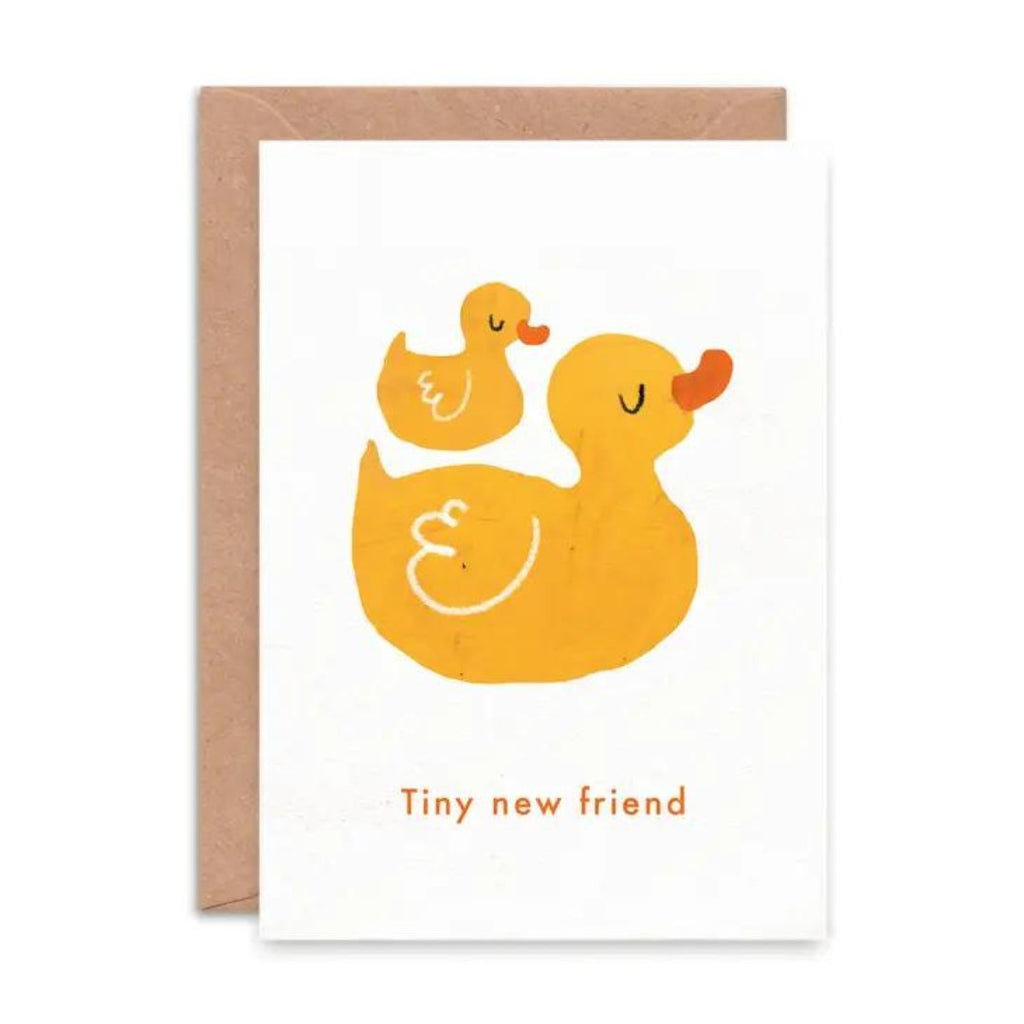 Emily Nash Illustration: Tiny New Friend Card - Acorn & Pip_Emily Nash Illustration
