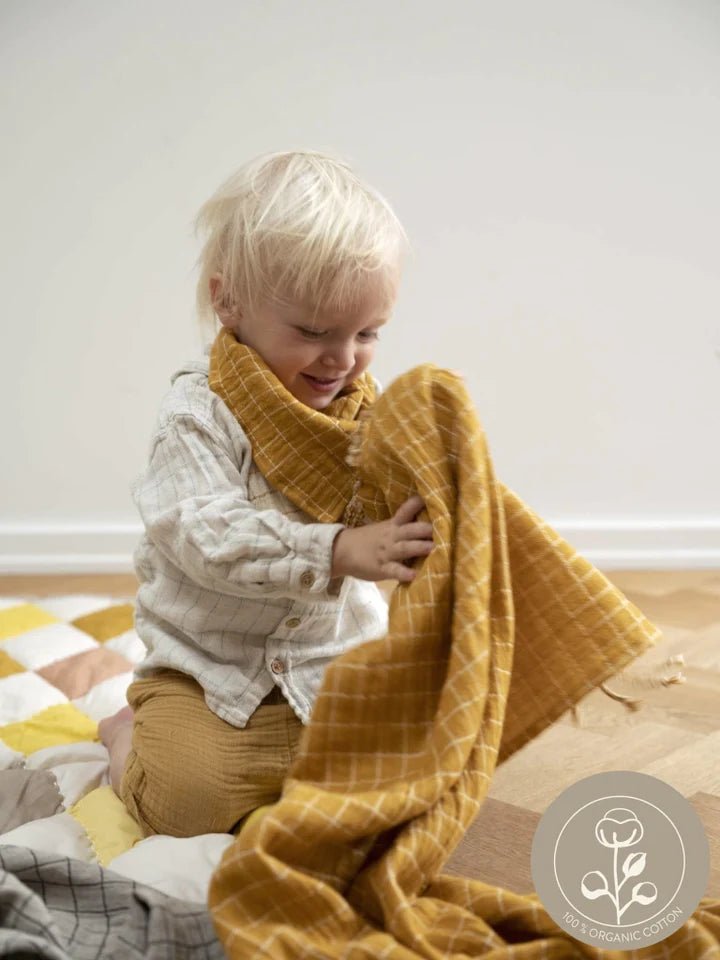 Fabelab: Baby Blanket - Ochre - Acorn & Pip_Fabelab