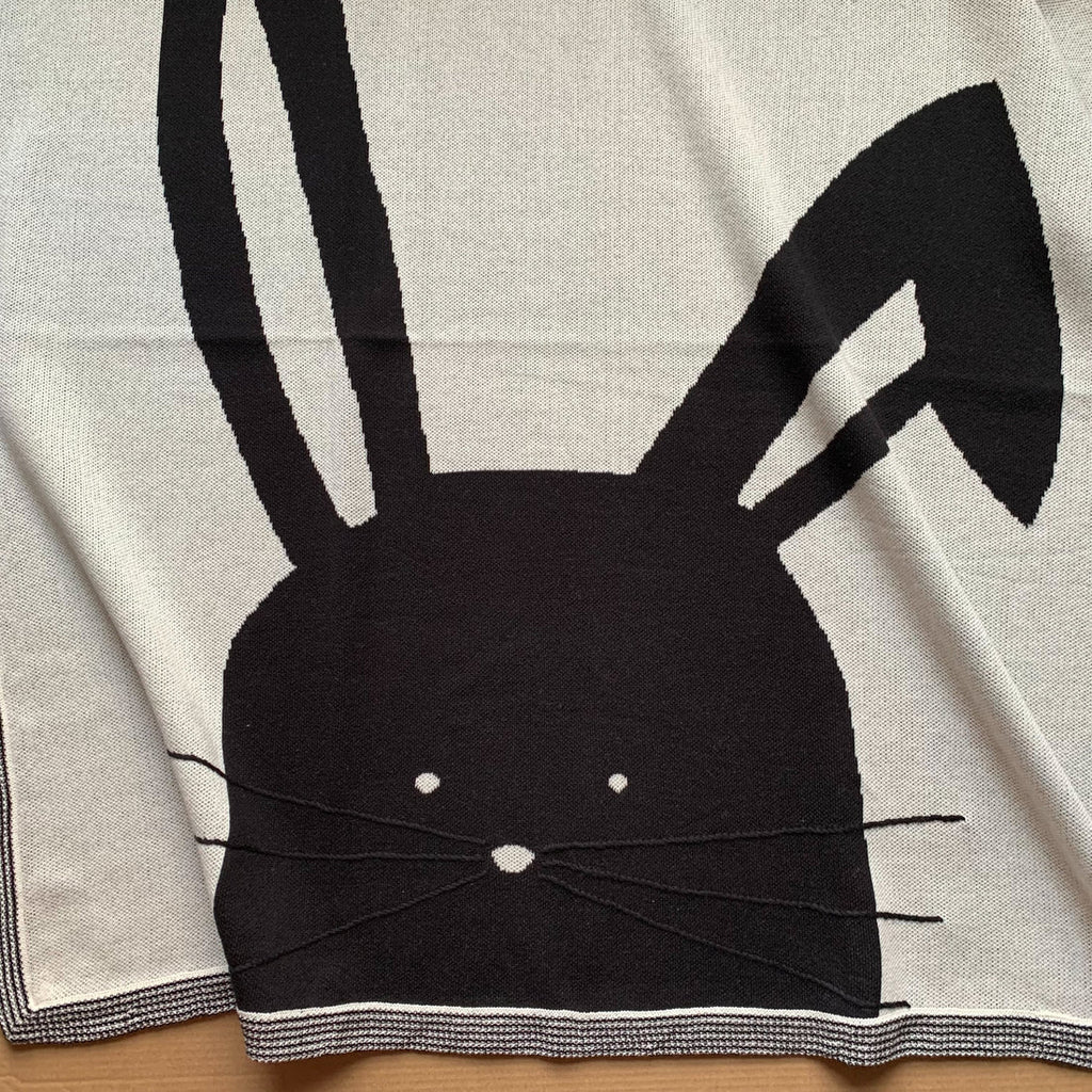 Fable & Bear: Bunny Knit Blanket - Acorn & Pip_Fable & Bear
