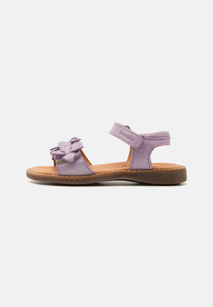 Froddo: Lore Flowers Girls Summer Sandals - Lavender Leather - Acorn & Pip_Froddo