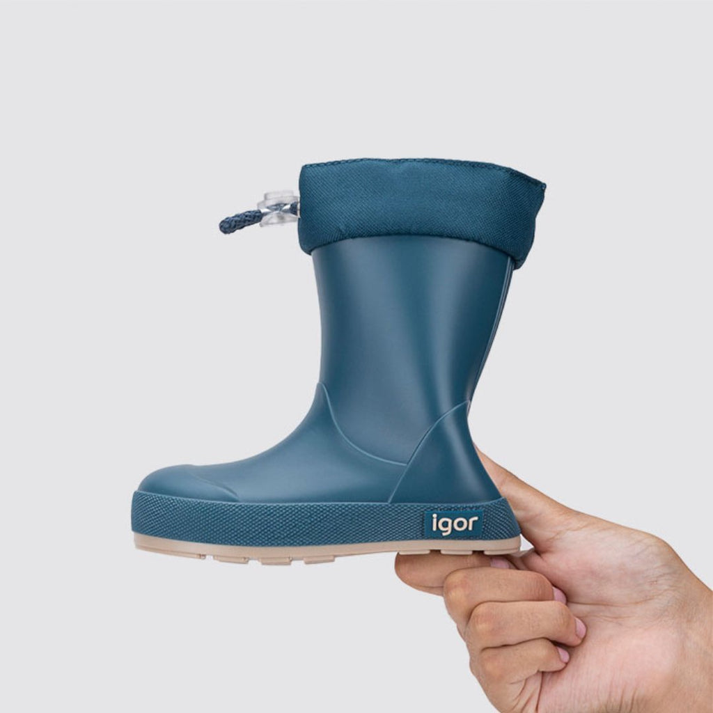 Igor: Yogi Wellie Boots - Petrol Blue - Acorn & Pip_Igor