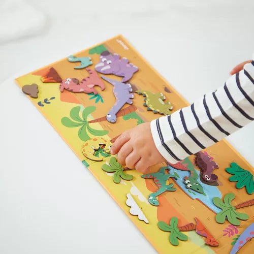 Janod: Magneti'Stories Dinosaurs - Magnetic Toy - Acorn & Pip_Janod