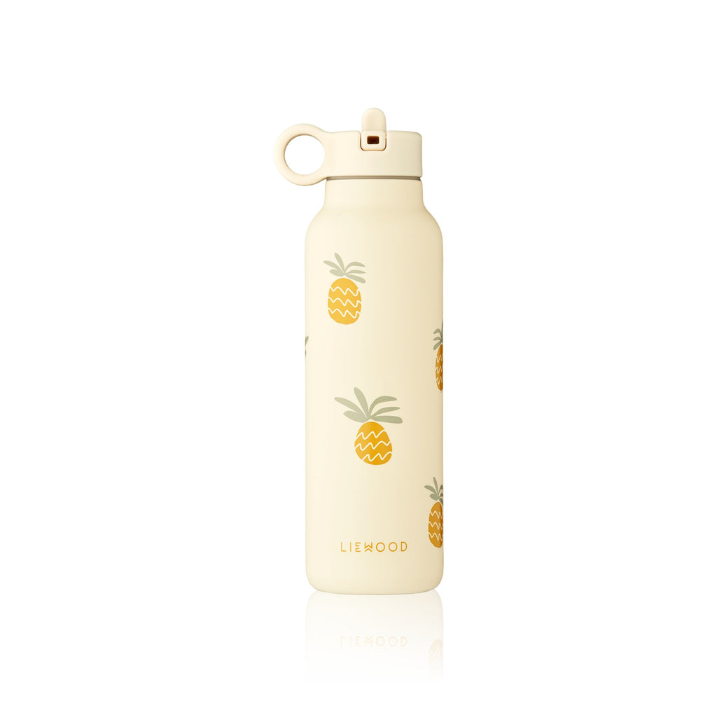 Liewood: Falk Water Bottle 500ml - Pineapple / Cloud Cream - Acorn & Pip_Liewood