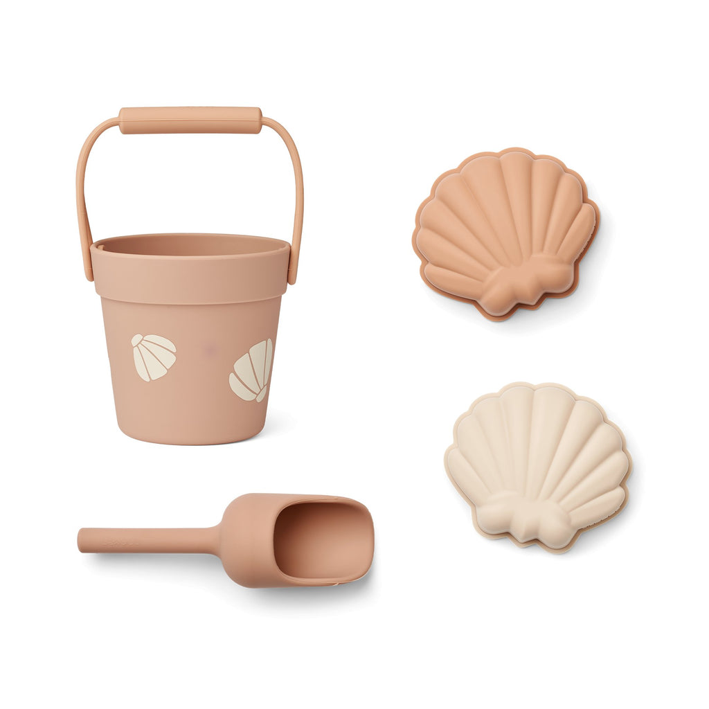 Liewood: Kit Mini Seashell Beach Set - Shell / Pale Tuscany - Acorn & Pip_Liewood