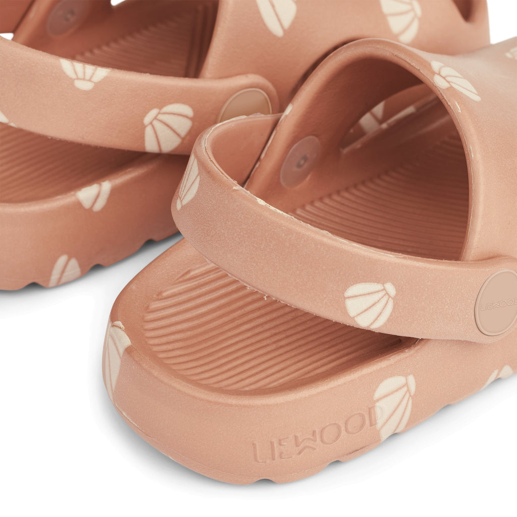Liewood: Morris Sandals - Shell / Pale Tuscany Rose - Acorn & Pip_Liewood