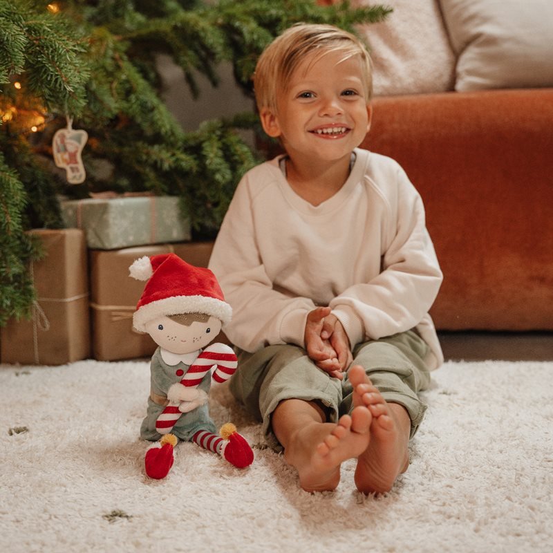 Little Dutch: Cuddle Christmas Doll 35cm - Jim - Acorn & Pip_Little Dutch