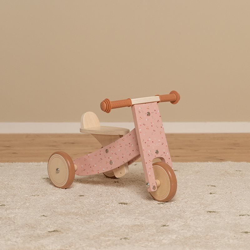 Little Dutch: Wooden Tricycle - Pink - Acorn & Pip_Little Dutch