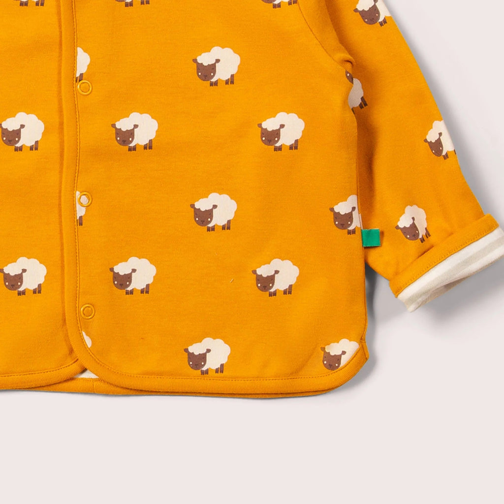 Little Green Radicals: Counting Sheep Reversible Jacket - Acorn & Pip_Little Green Radicals