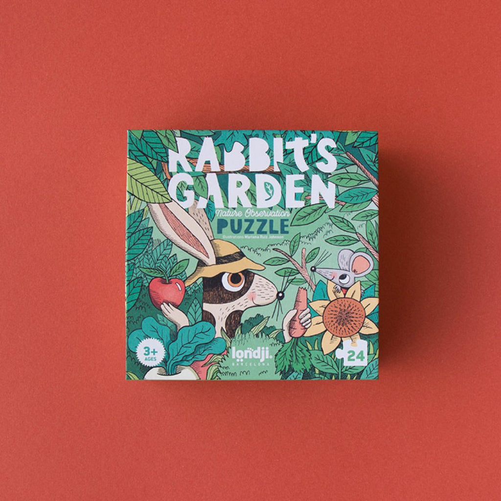 Londji: Observation Puzzle - Rabbits Garden - Acorn & Pip_Londji