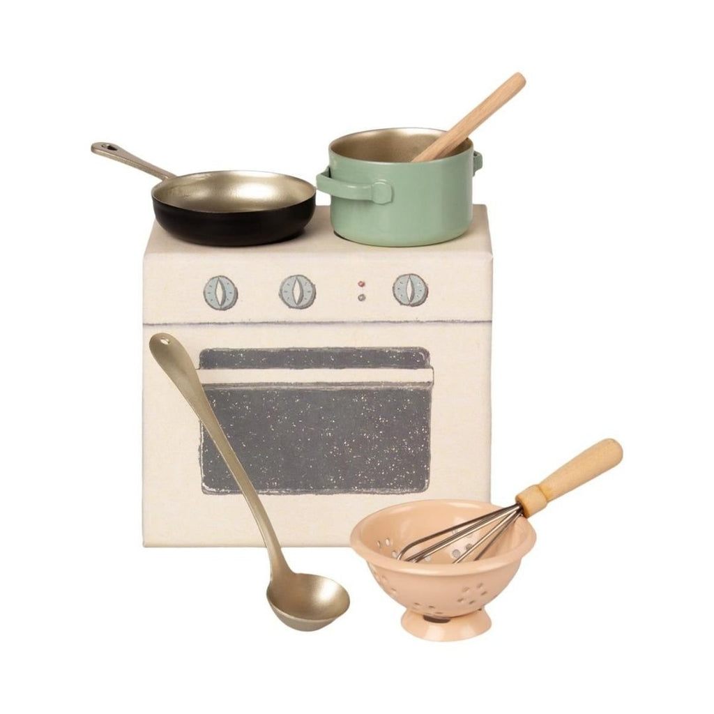 Maileg: Cooking Set - Acorn & Pip_Maileg