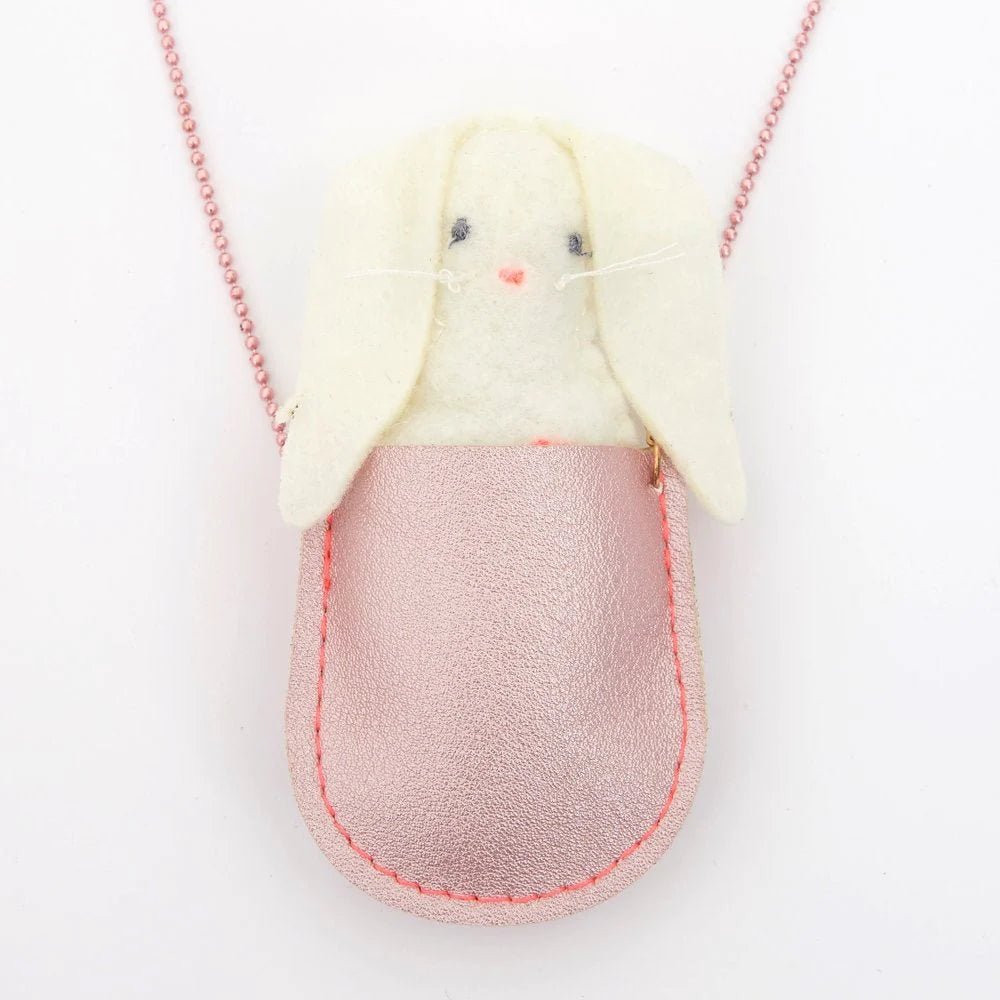 Meri Meri: Bunny Pocket Necklace - Acorn & Pip_Meri Meri