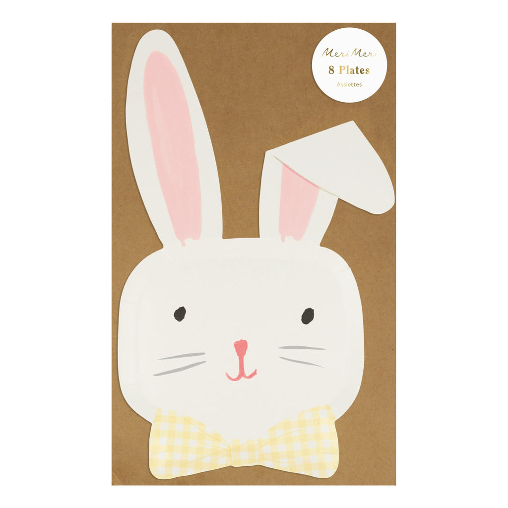 Meri Meri: Easter Bunny Plates (x8) - Acorn & Pip_Meri Meri