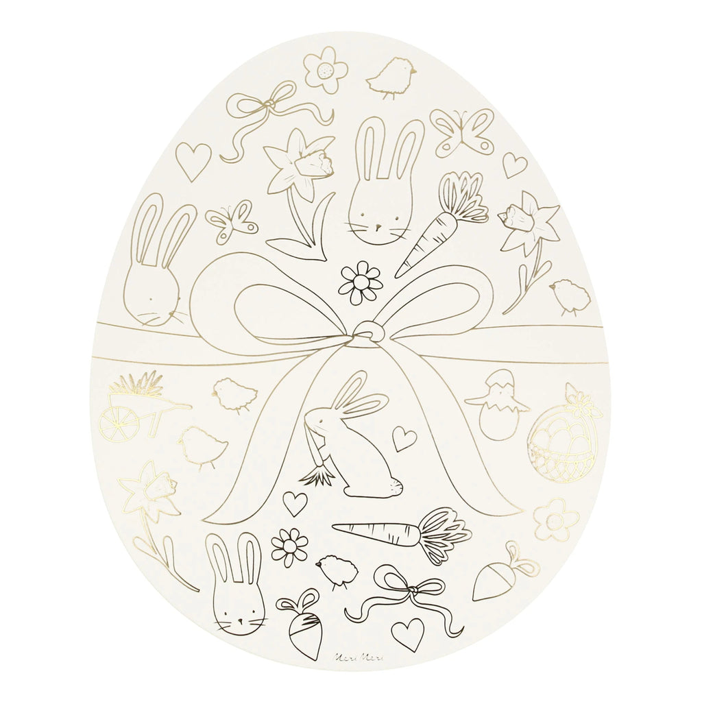 Meri Meri: Easter Colouring Placemats - Acorn & Pip_Meri Meri