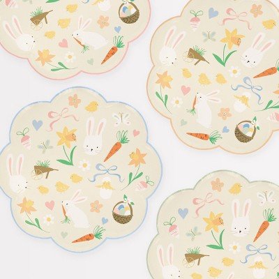 Meri Meri: Easter Icon Dinner Plates (x8) - Acorn & Pip_Meri Meri