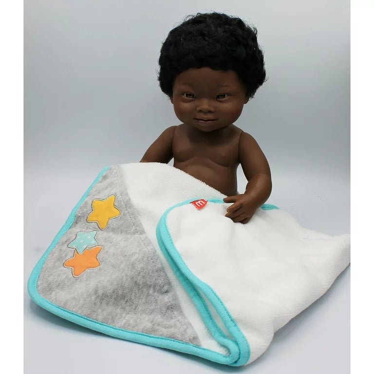 Miniland: Baby Doll - Bath Towel - Acorn & Pip_Miniland