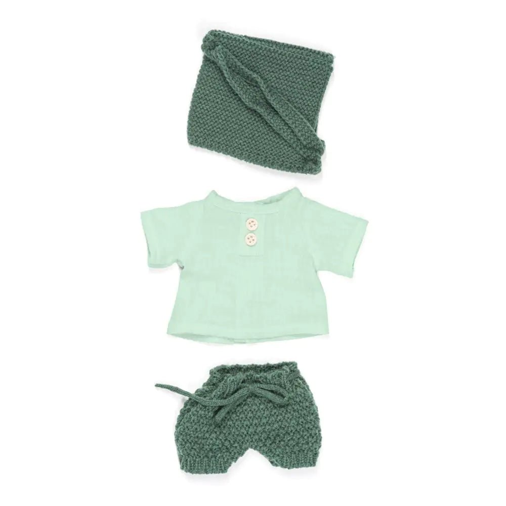 Miniland: Forest Boy Clothes Set - 32cm - Acorn & Pip_Miniland