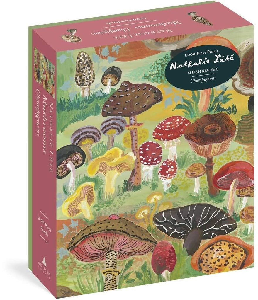 Nathalie Lete Mushrooms 1000 Piece Jigsaw - Acorn & Pip_Bookspeed