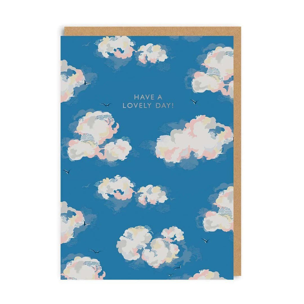 Ohh Deer: Have A Lovely Day Clouds Card - Acorn & Pip_Ohh Deer