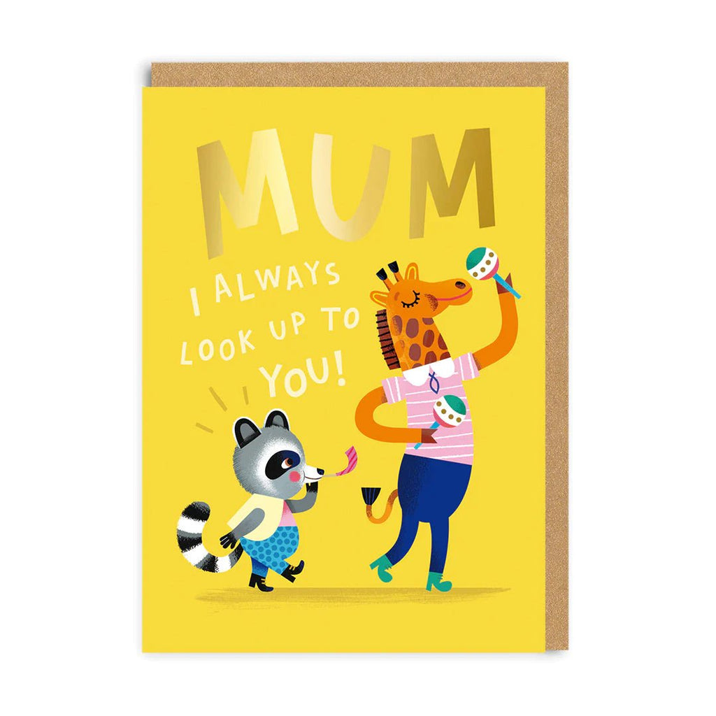 Ohh Deer: Mum Giraffe Greeting Card - Acorn & Pip_Ohh Deer