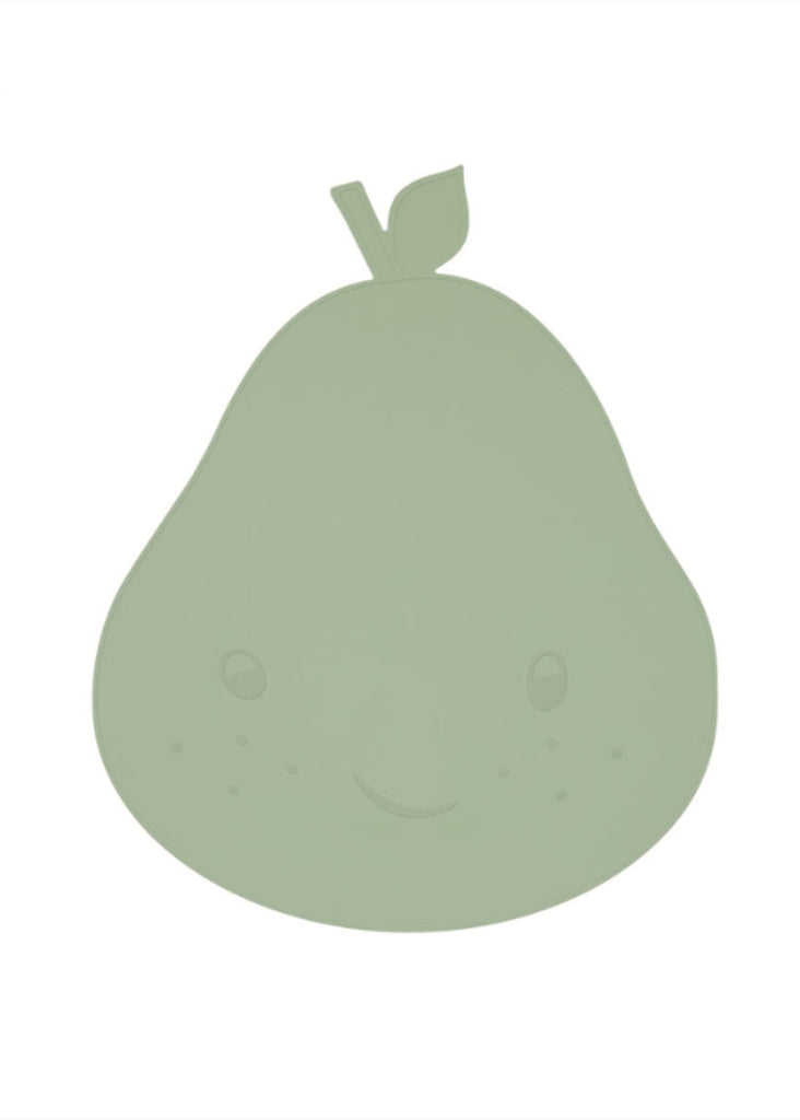OYOY: Yummy Pear Kid's Placemat - Green - Acorn & Pip_OYOY
