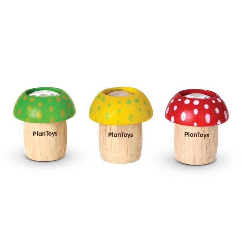 Plan Toys: Red Mushroom Kaleidoscope - Acorn & Pip_Plan Toys