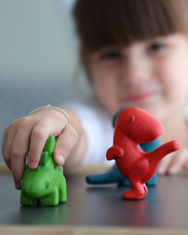 Plan Toys: Wooden Dinosaur Figure Set - Acorn & Pip_Plan Toys