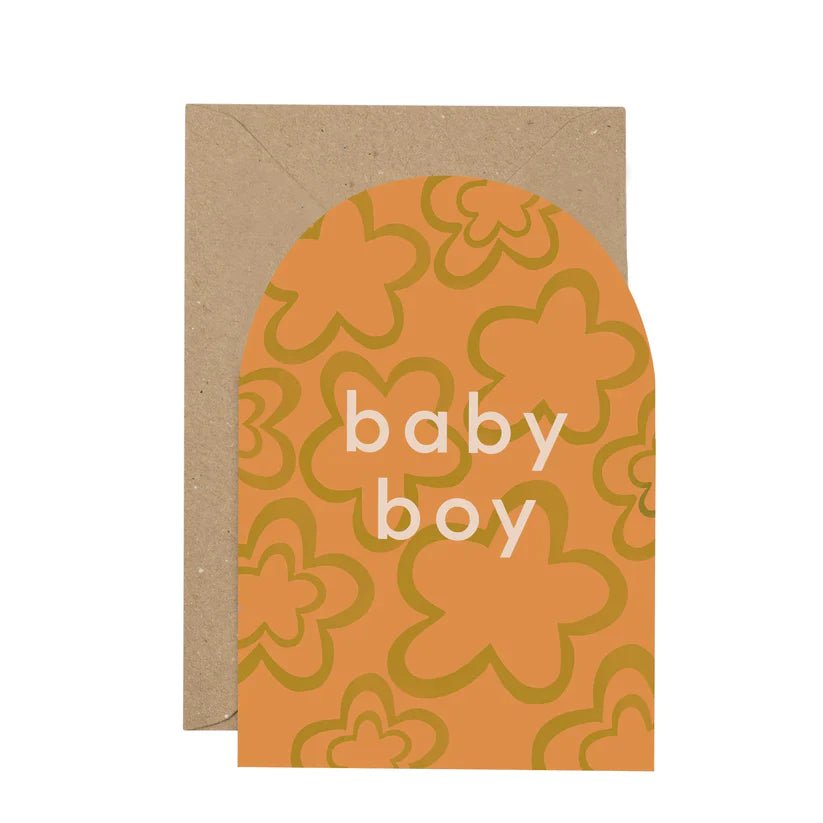 Plewsy: Baby Boy Card - Acorn & Pip_Plewsy