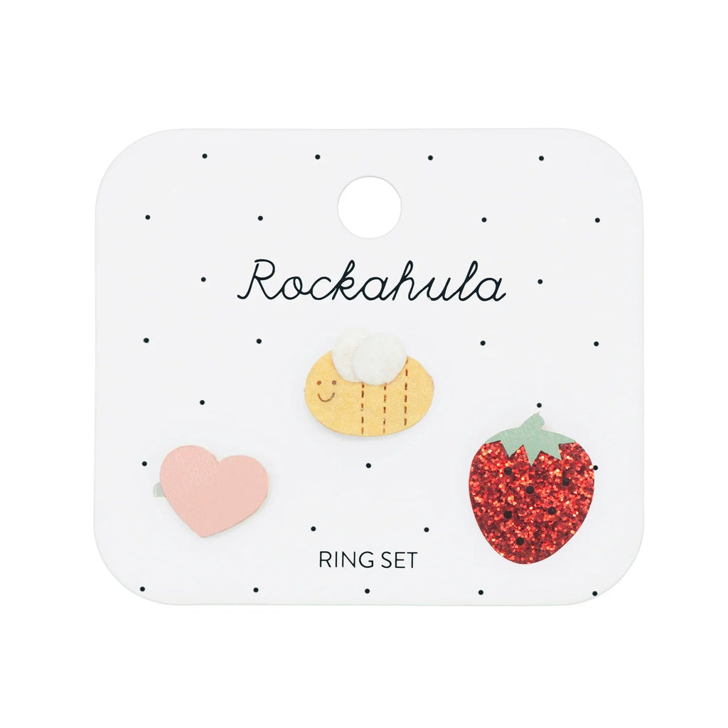 Rockahula: Strawberry Fair Ring Set for Kids - Acorn & Pip_Rockahula