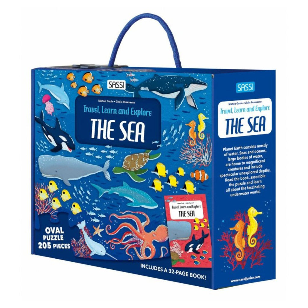 Sassi: Travel, Learn, Explore: The Sea (Book & Jigsaw) - Acorn & Pip_Bookspeed