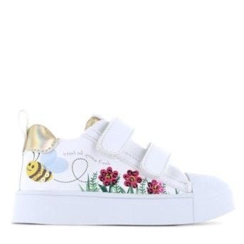 Shoesme: Girls Springtime Velcro Shoes - Bee - Acorn & Pip_Shoesme