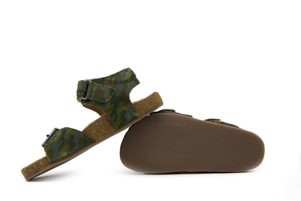 Shoesme: Sandals - Camo Green - Acorn & Pip_Shoesme