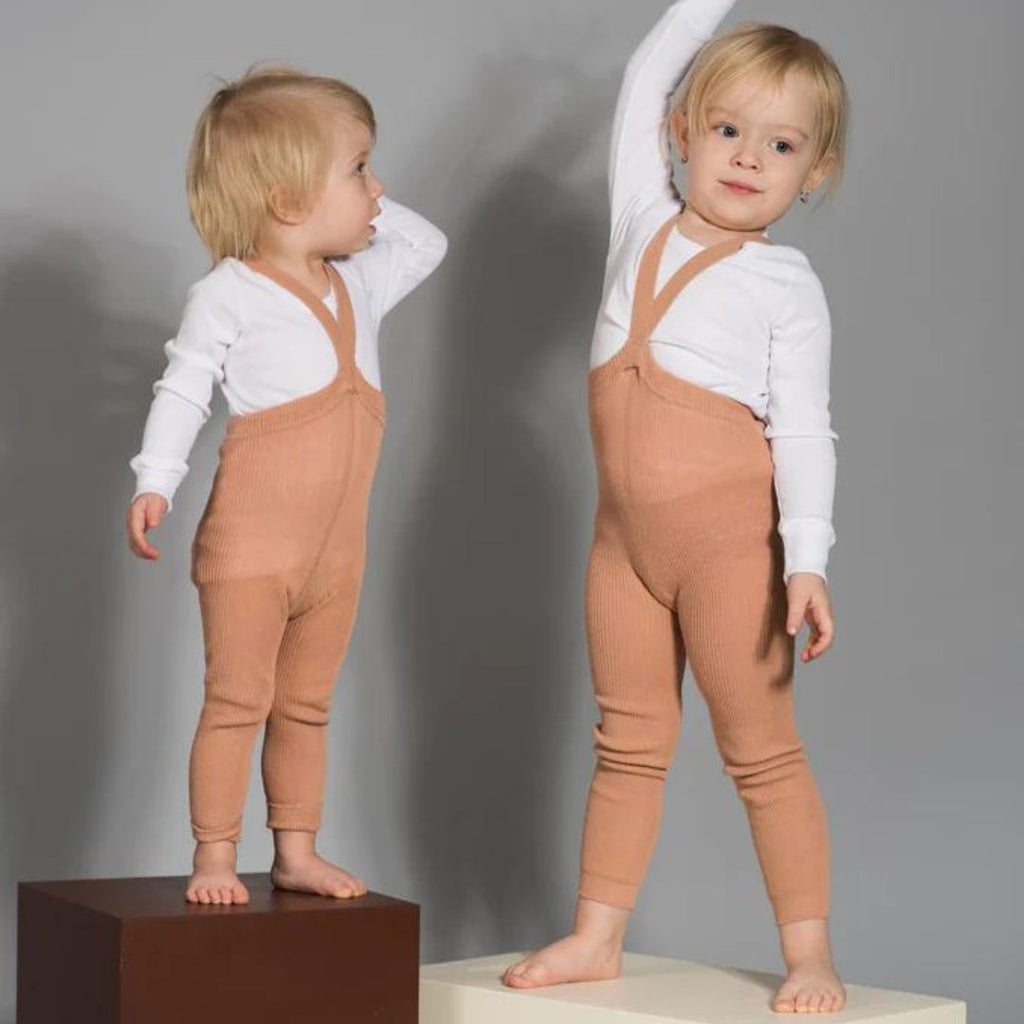 Silly Silas: Footless Tights - Light Brown - Acorn & Pip_Silly Silas