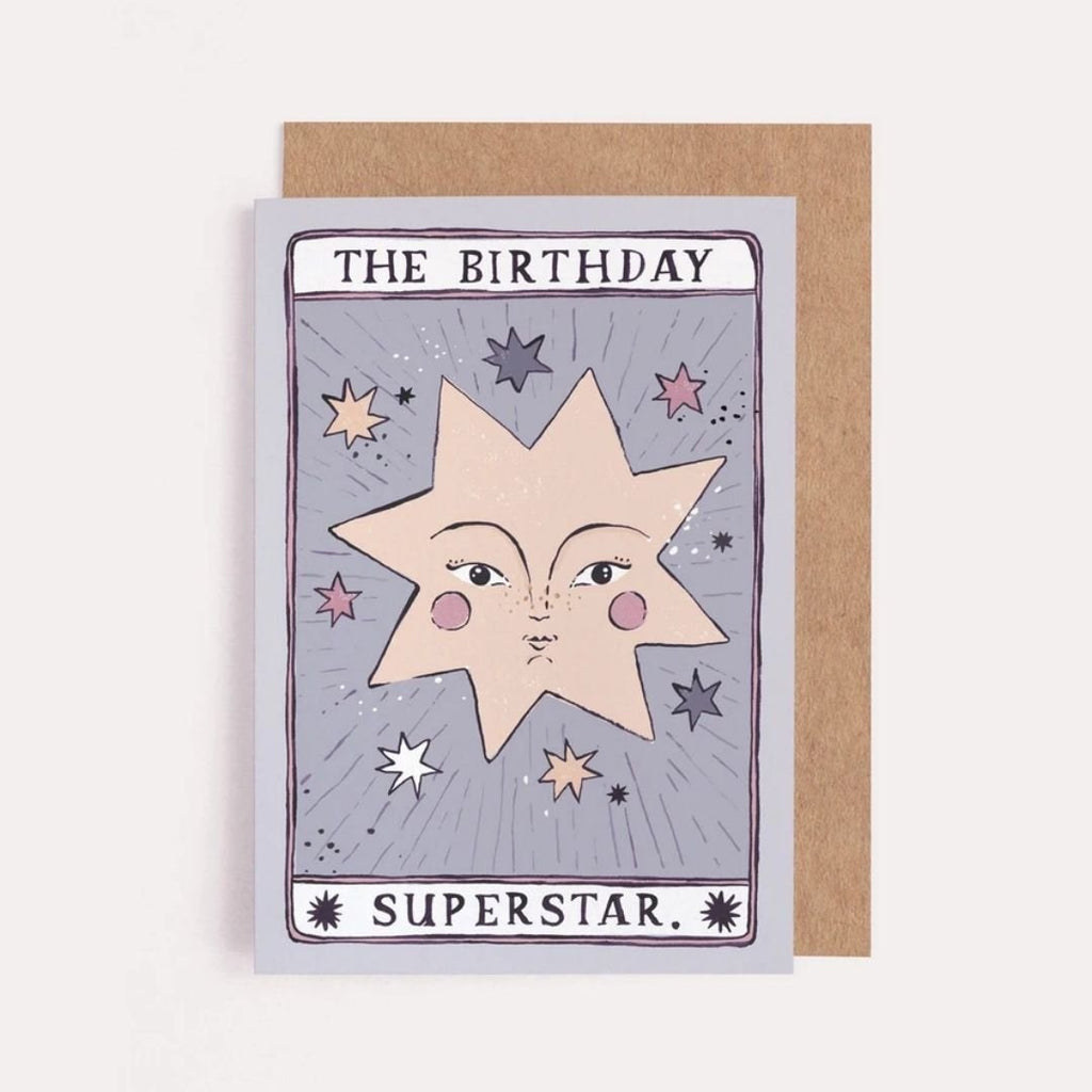 Sister Paper Co: Tarot Superstar Birthday Card - Acorn & Pip_Sister Paper Co