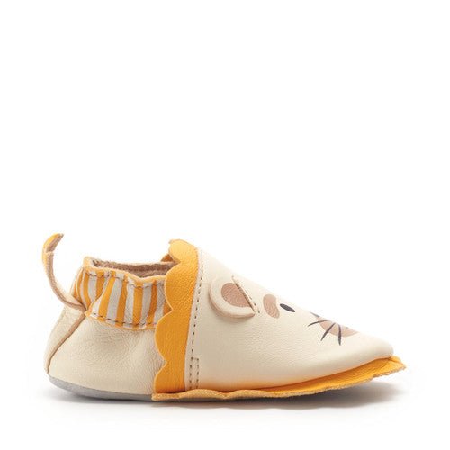 Start Rite: Fable Leather Moccasins - Lion / Cream Leather - Acorn & Pip_Start Rite