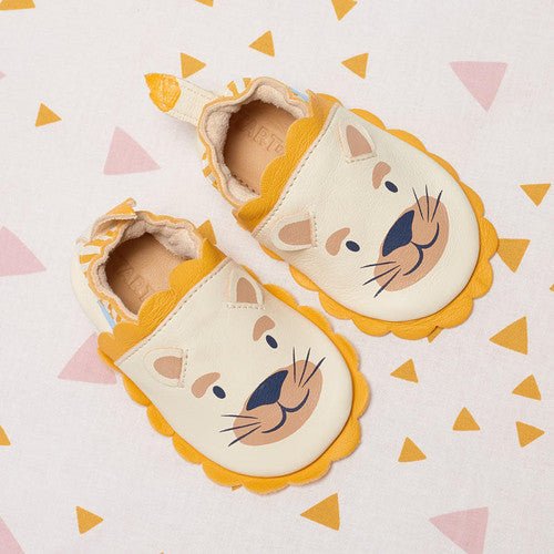 Start Rite: Fable Leather Moccasins - Lion / Cream Leather - Acorn & Pip_Start Rite