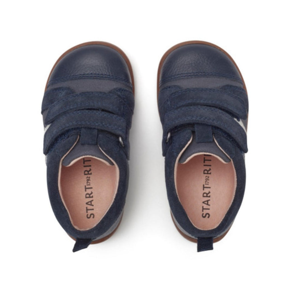StartRite: Maze Riptape Shoes- Navy Blue - Acorn & Pip_Start Rite