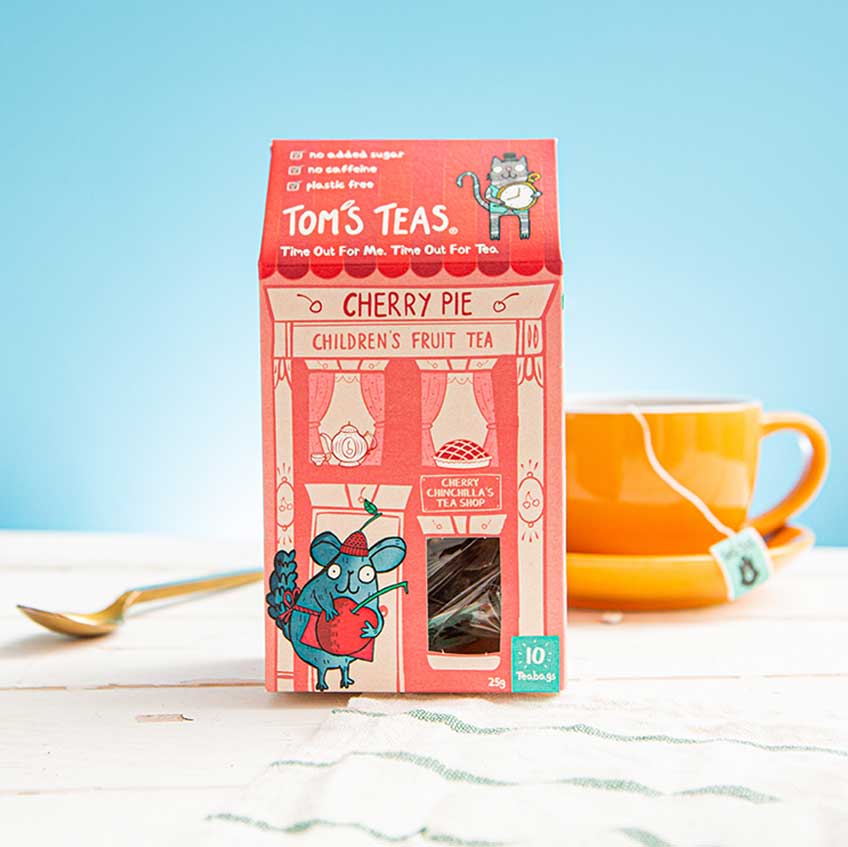 Tom's Teas: Cherry Pie - Children's Fruit Tea - Acorn & Pip_Tom's Teas