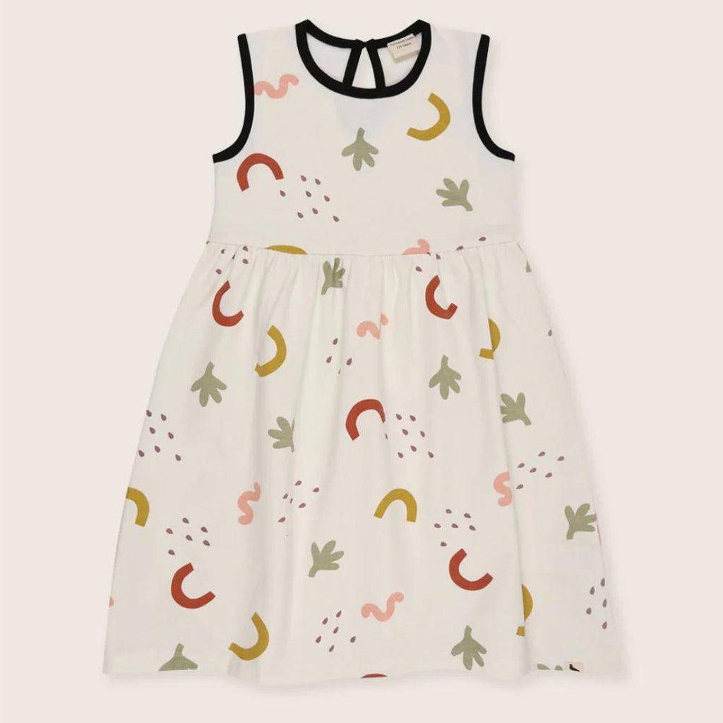 Turtledove London: Midi Dress - Silhouettes Print - Acorn & Pip_Turtledove London
