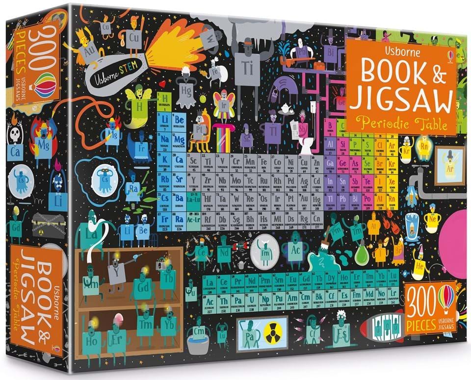 Usborne Book and Jigsaw: Periodic Table - Acorn & Pip_Bookspeed