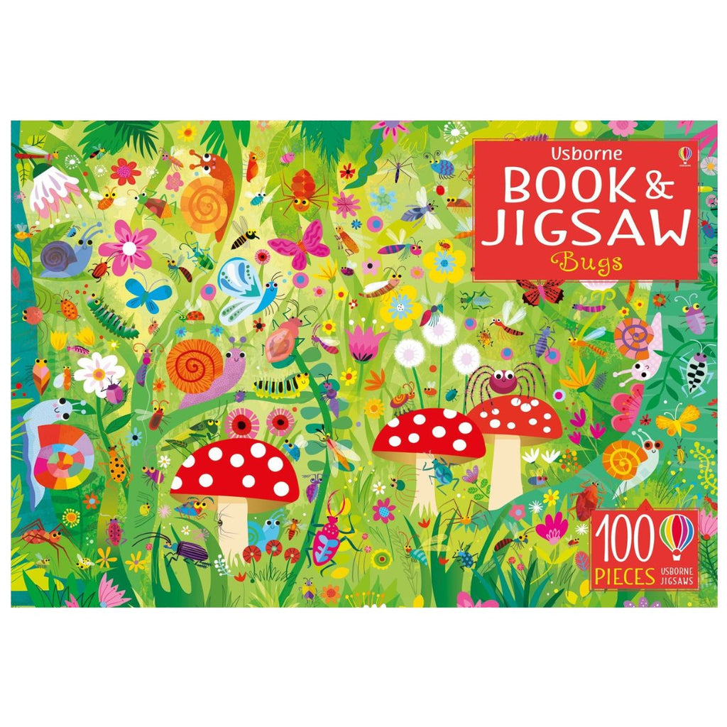 Usborne: Book & Jigsaw - Bugs - Acorn & Pip_Bookspeed