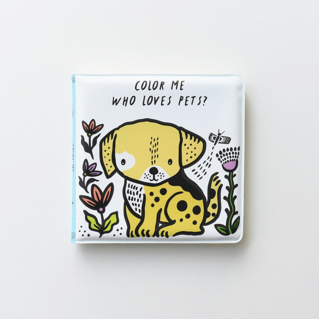 Wee Gallery: Colour Me Bath Bath Book - Who Loves Pets? - Acorn & Pip_Wee Gallery